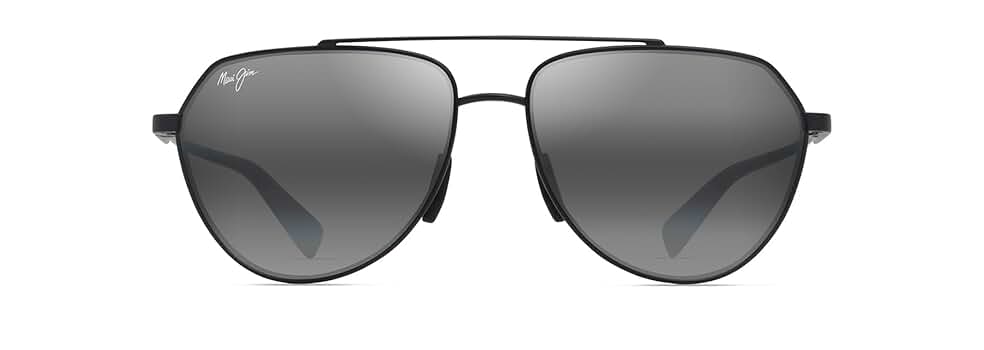 Amazon.com: Maui Jim Waiwai Teardrop Sunglasses, Matte Black
